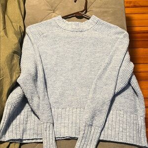 a new day Women's Soft Blue Turtleneck Sweater